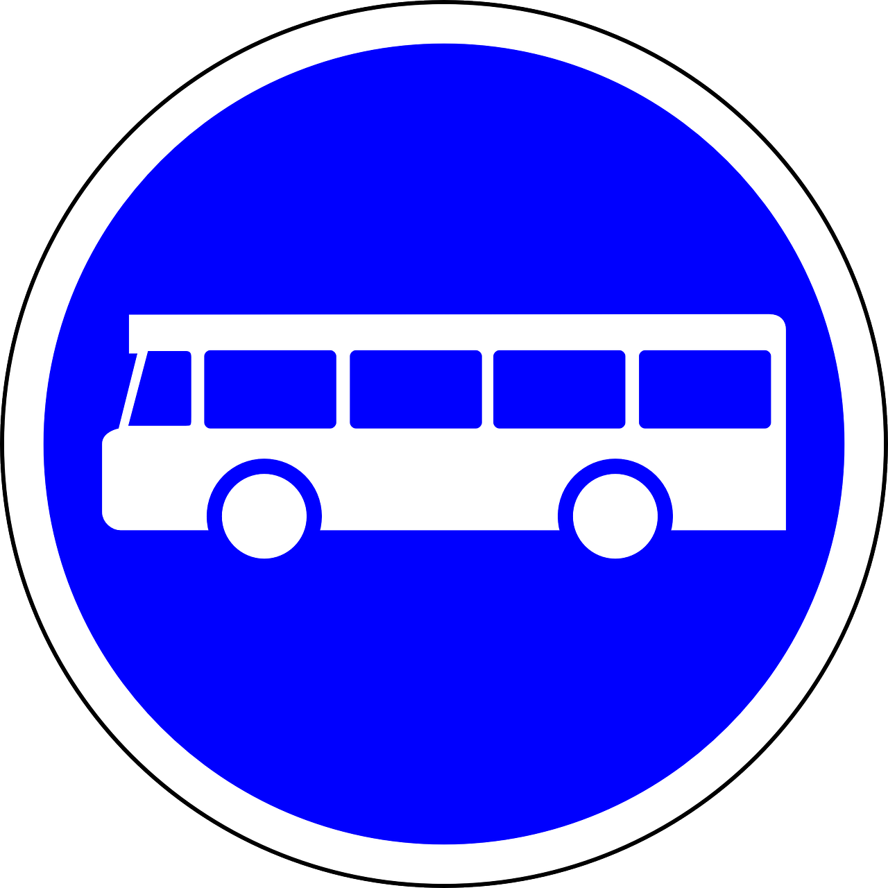 bus-lane-160716_1280 silhouette of bus on blue background