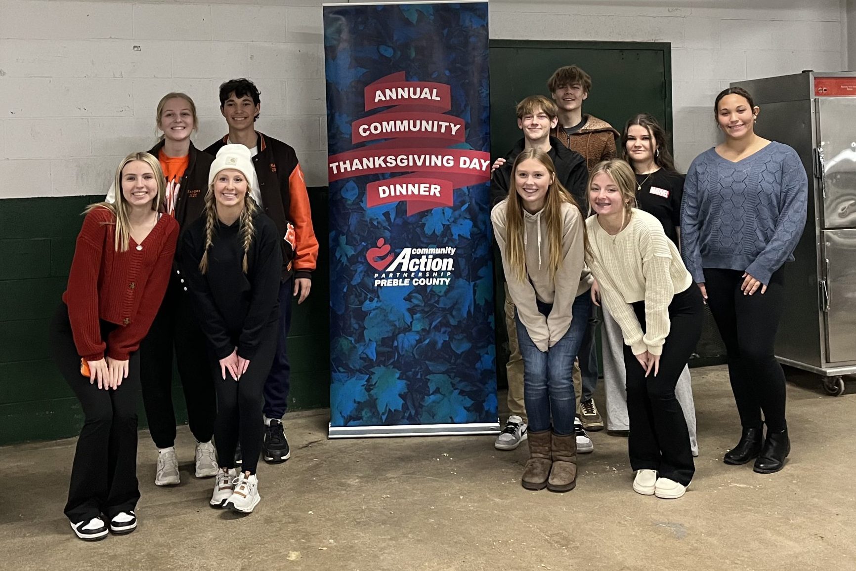 Group of Thanksgiving Volunteers