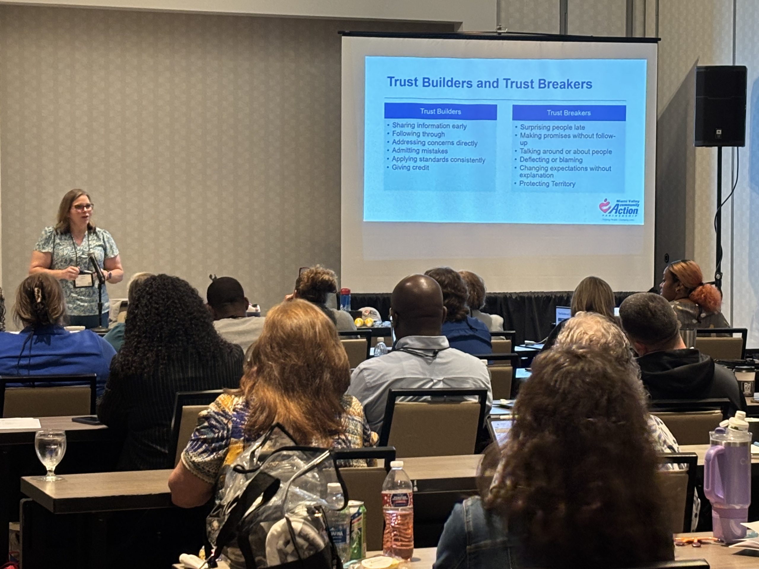 Erin Jeffries Presenting at Conference