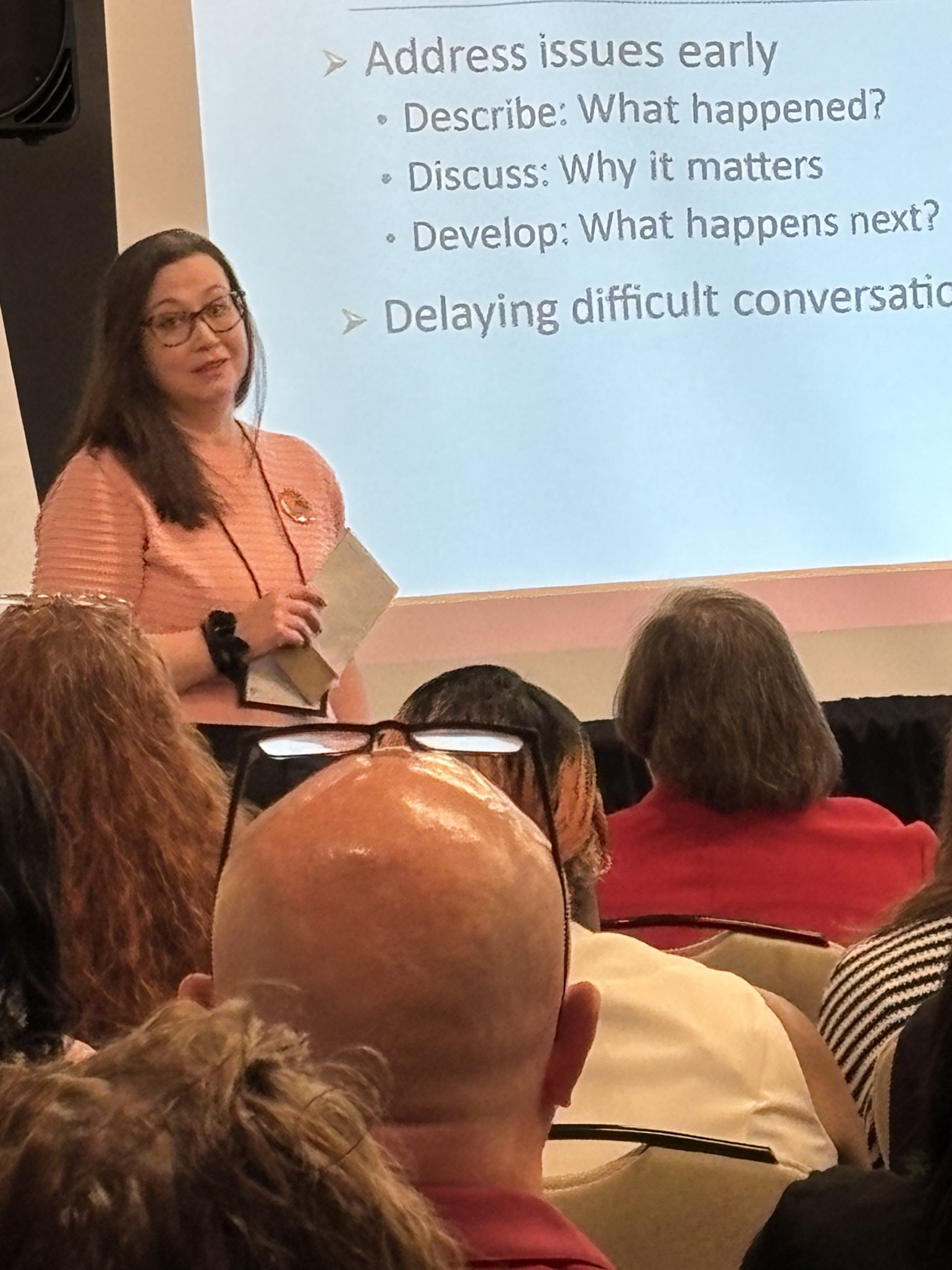 Karen Berry Presenting — Great Photo Karen Berry presenting at conference