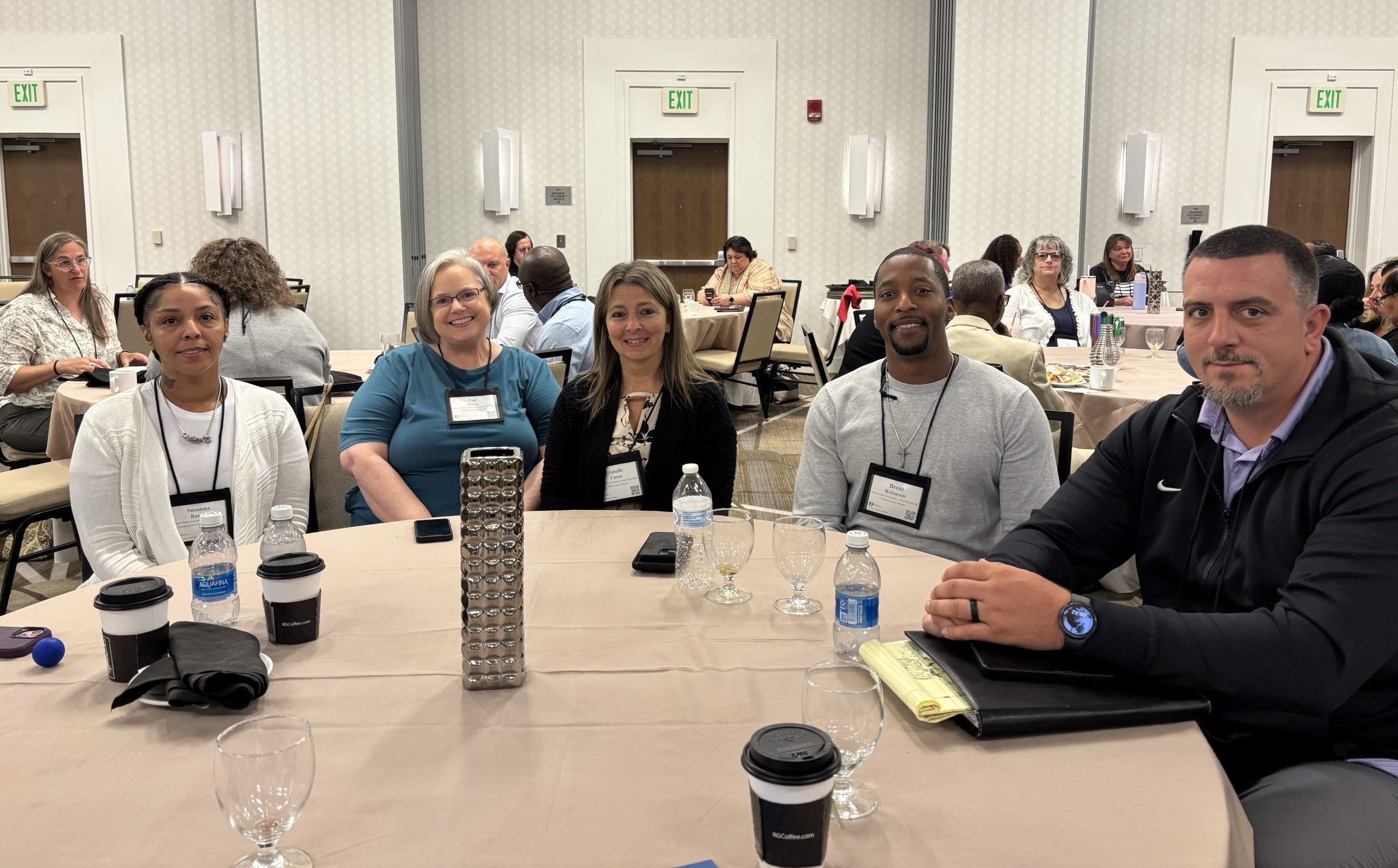 Group of people at a conference